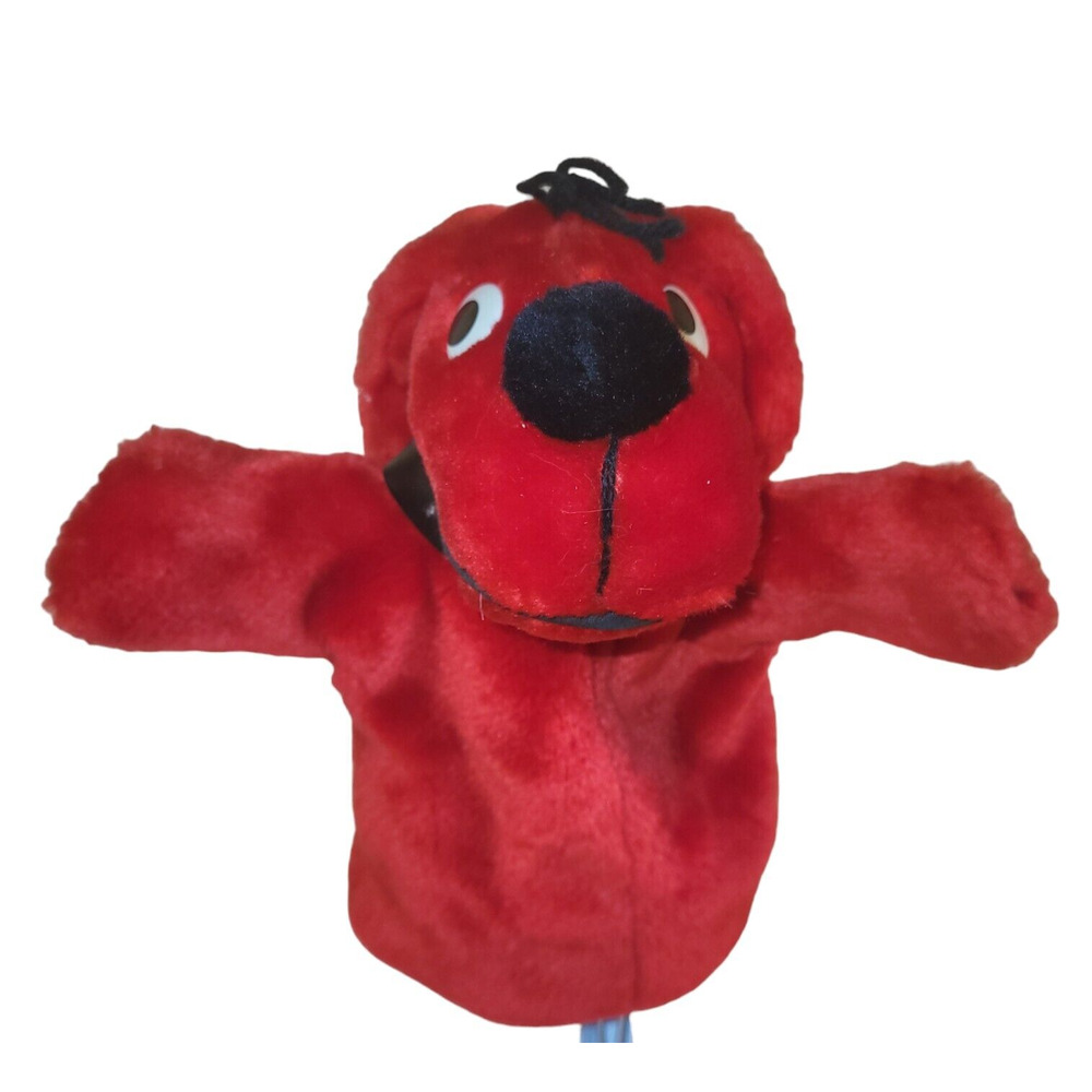 Vintage Scholastic Clifford Plush‎ Hand Puppet Red Dog Merry Makers 1995 9"